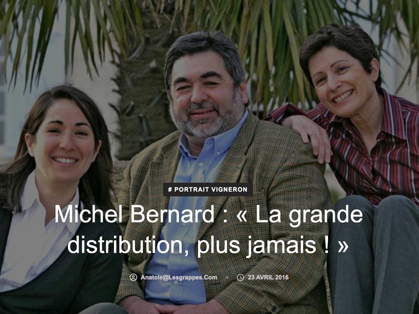 Notre Pavillon du Château Beauchêne 2014 sur The Spectator Magazine en ligne