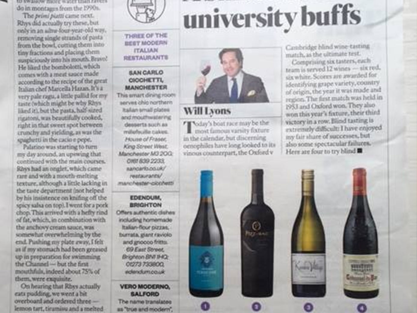 The Sunday Times Magazine Châteauneuf-du-Pape Grande Réserve 2013