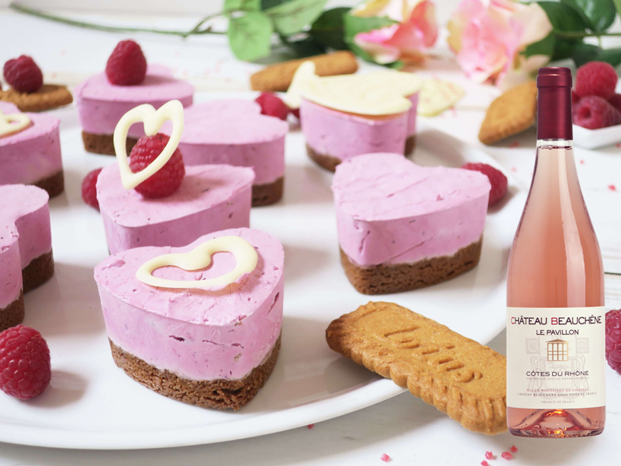 Cheese Cake aux fruits rouges pour la Saint-Valentin!